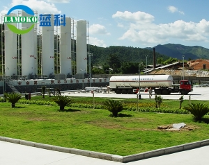 Lng vaporizing station